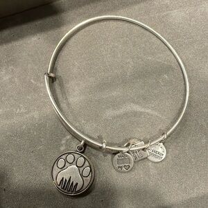 Alex and Ani Paw Print Charm Bracelet with NYC Skyline